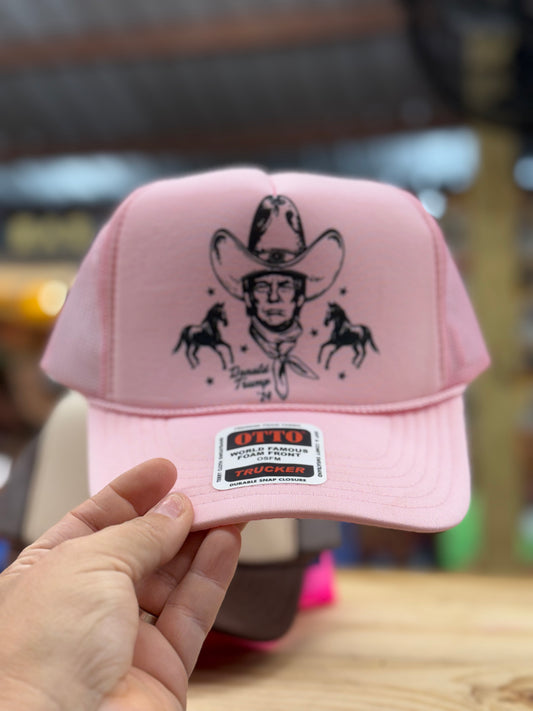 Cowboy Trump | Summer Light Pink