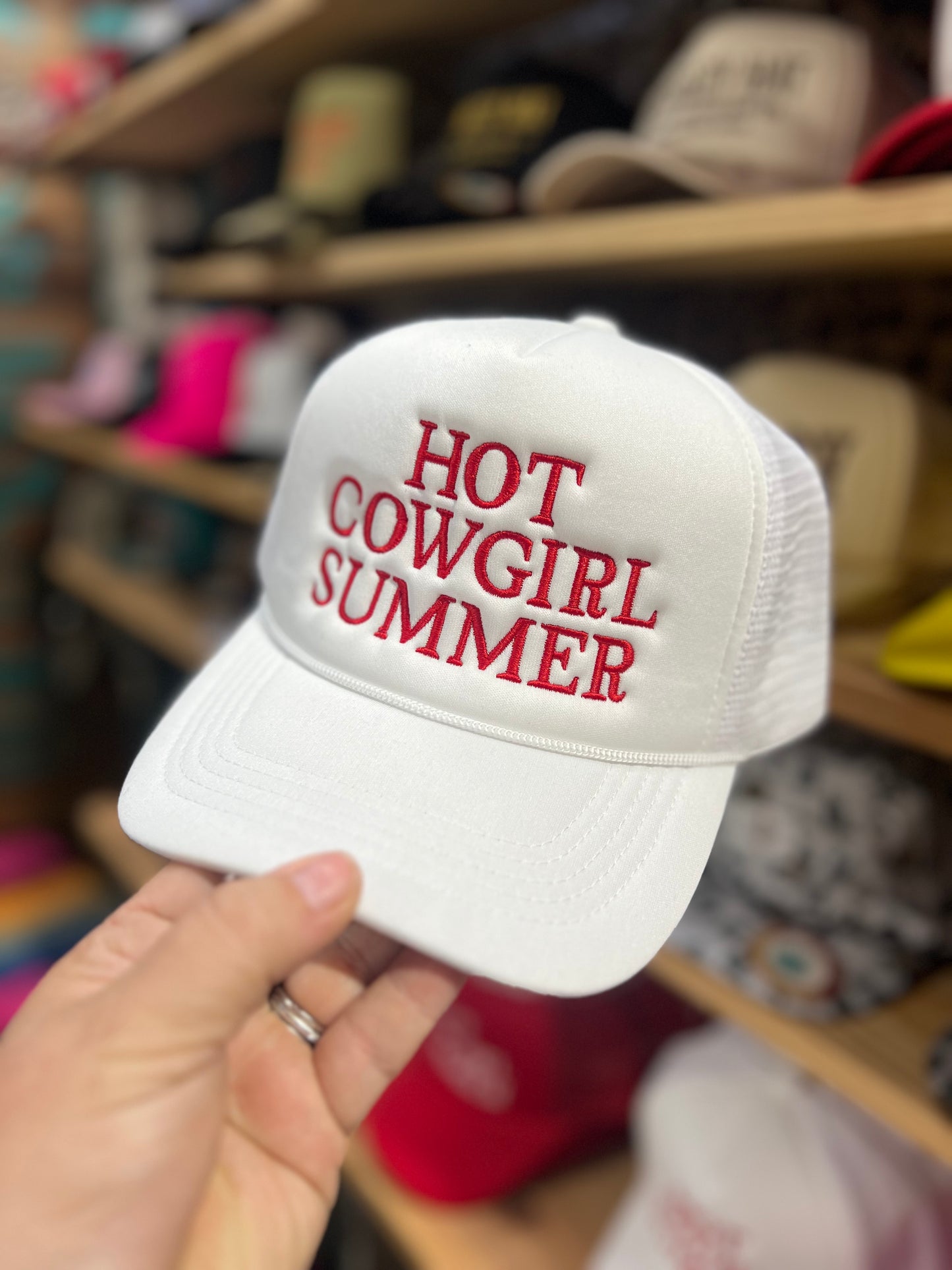 Hot Cowgirl Summer | Trucker White