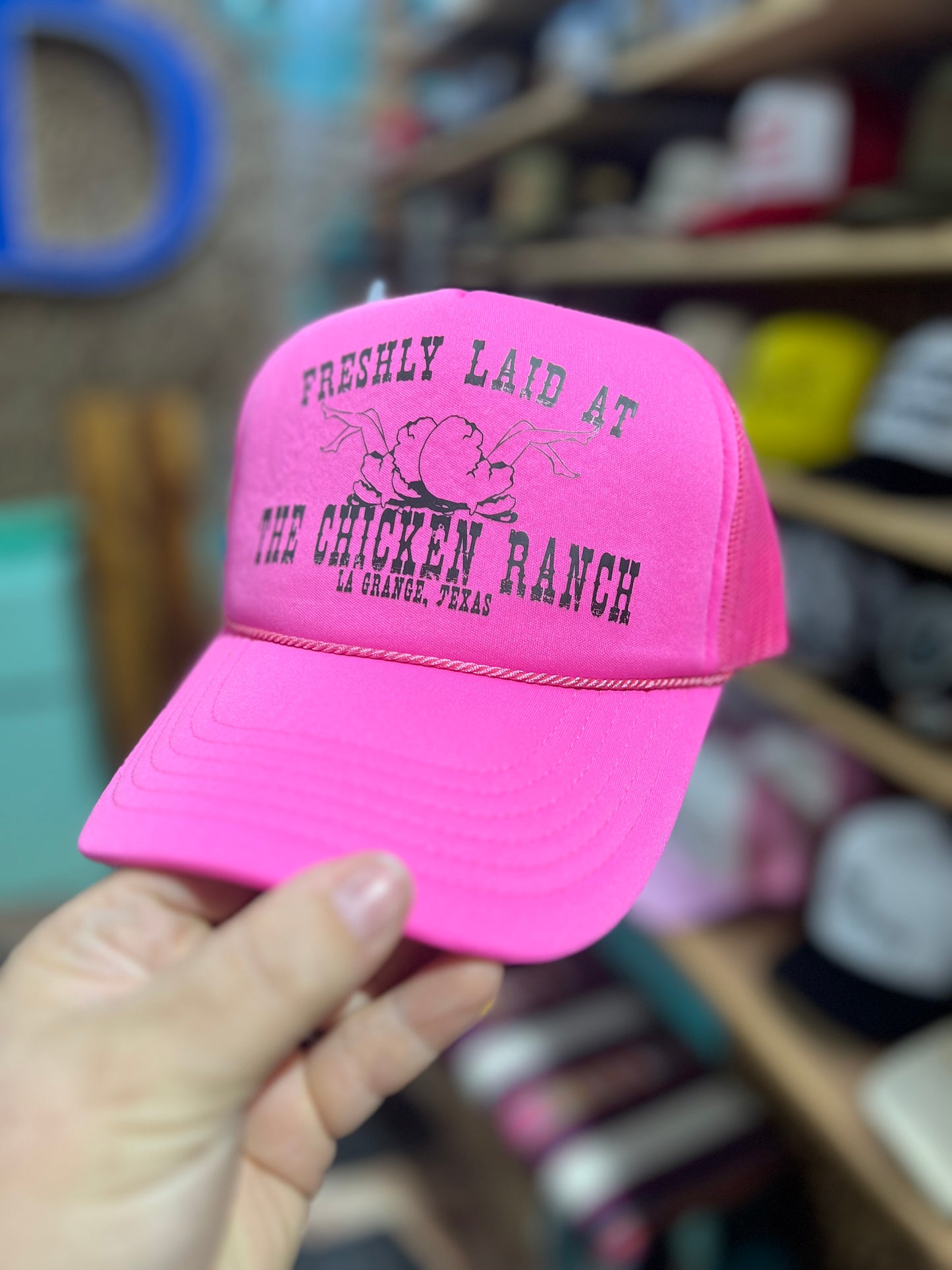 Chicken Ranch | Trucker Bright Pink